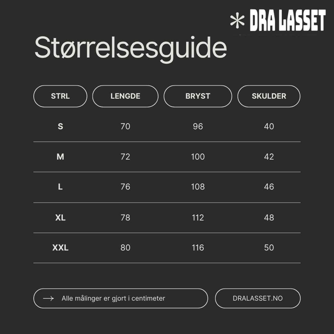 Dra Lasset Treningstrøye (Unisex)