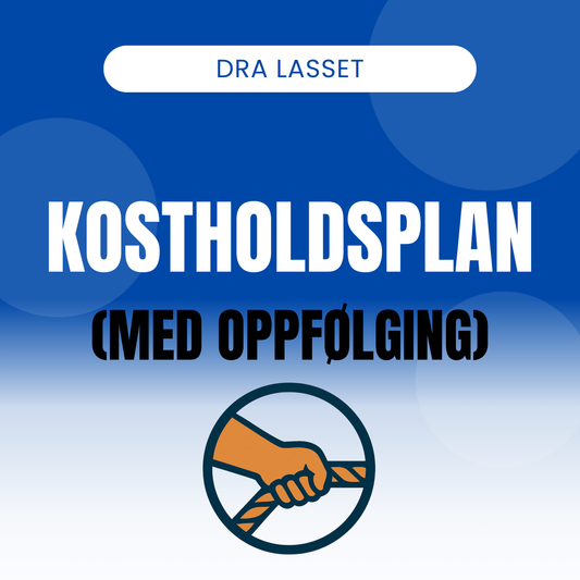 Kostholdsplan (med oppfølging)
